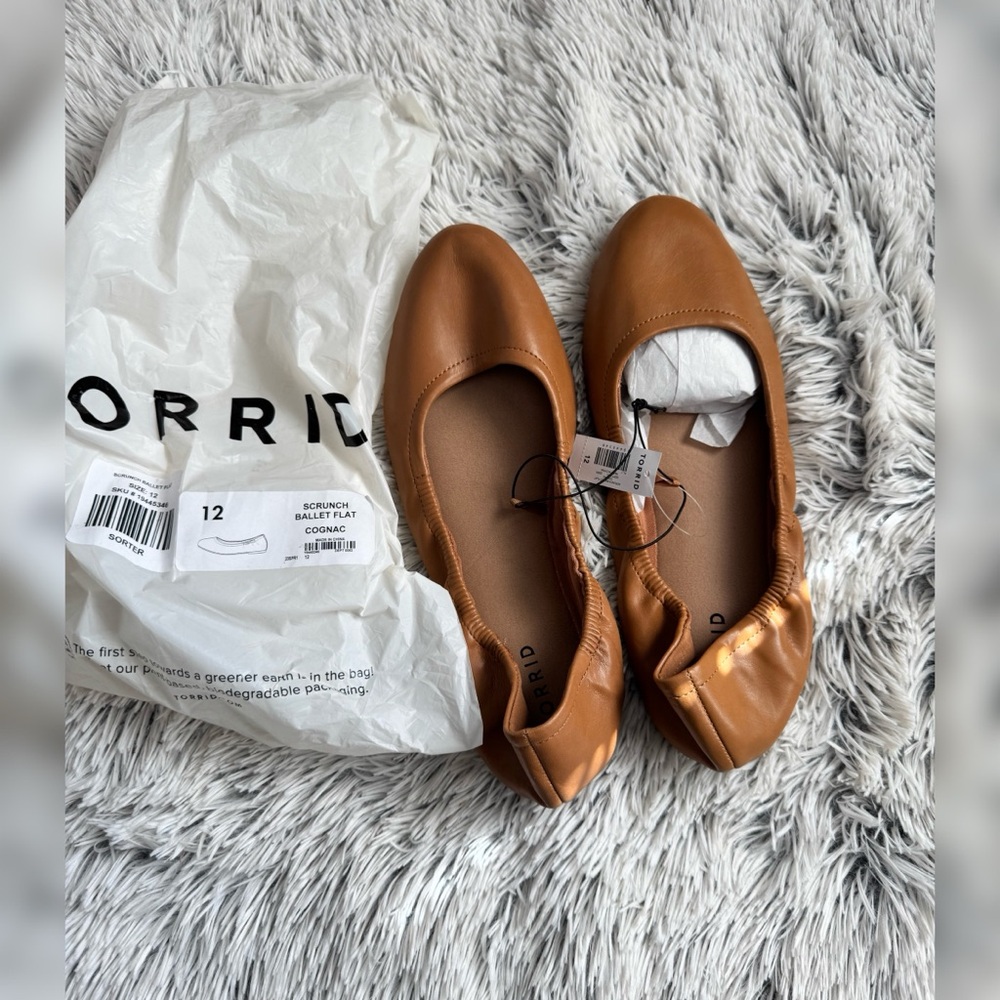 Torrid Tan Flats Classic Comfort